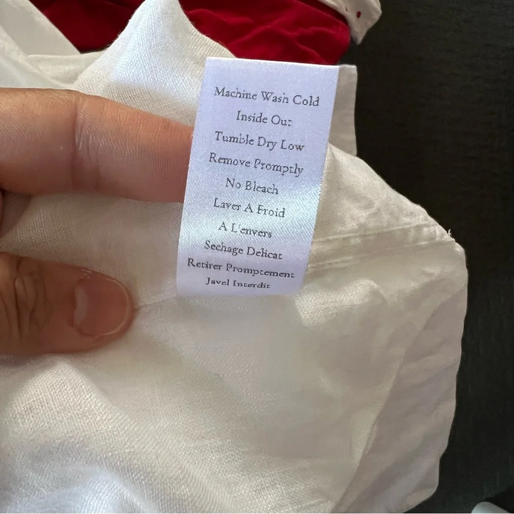 Frank & Eileen Hunter Linen White Shirt Dress - Picture 8 of 8